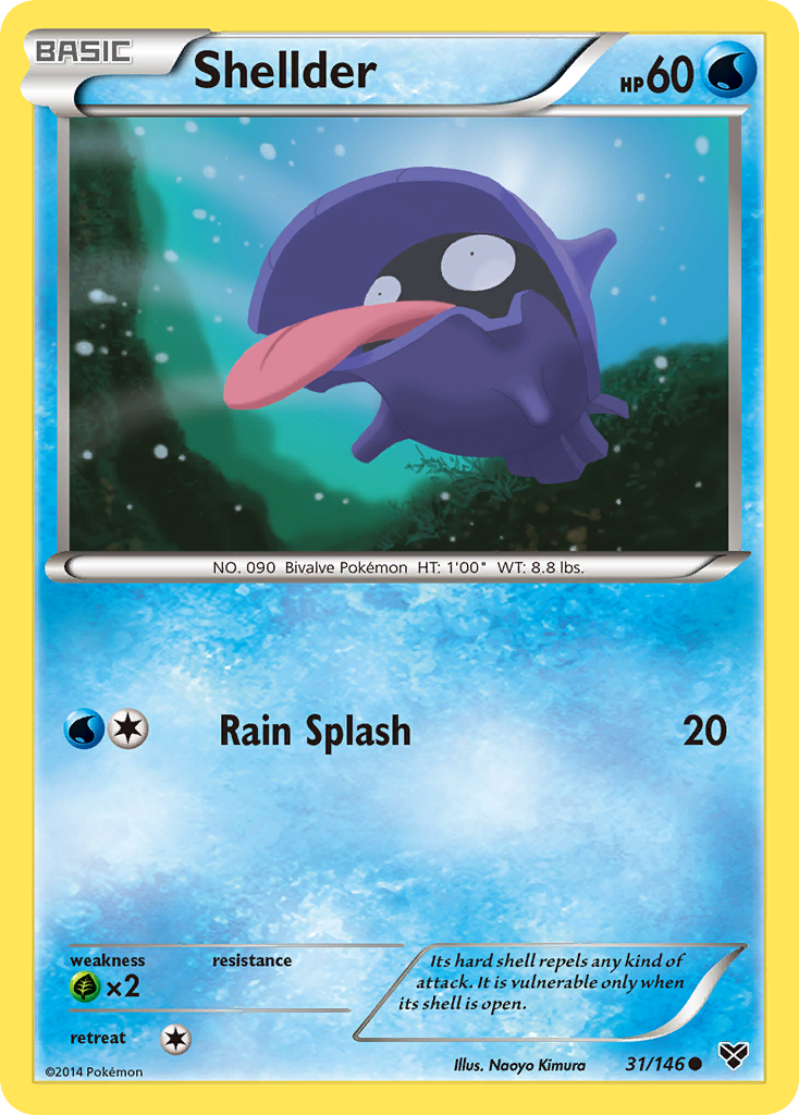 Shellder (31/146) [XY: Base Set] | Dumpster Cat Games