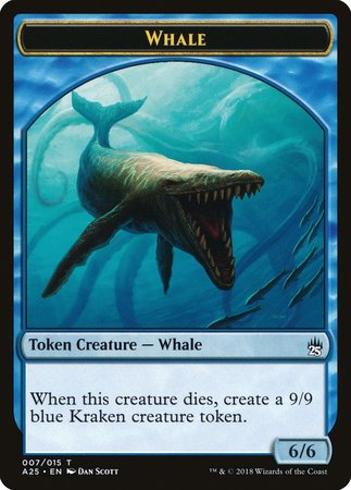 Whale Token (007) [Masters 25 Tokens] | Dumpster Cat Games