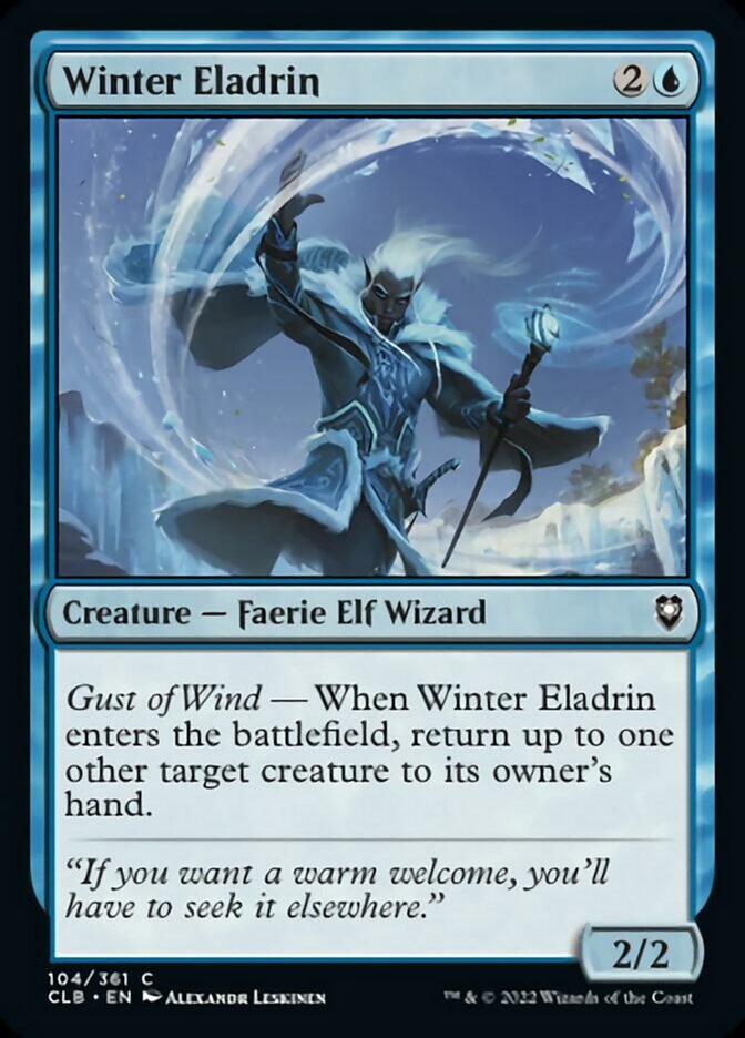 Winter Eladrin [Commander Legends: Battle for Baldur's Gate] | Dumpster Cat Games