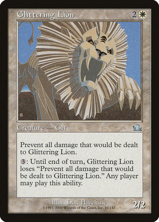 Glittering Lion [Prophecy] | Dumpster Cat Games