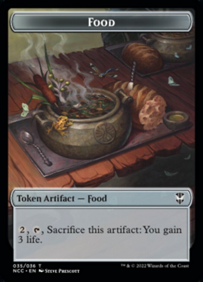 Food // Citizen Double-sided Token [Streets of New Capenna Commander Tokens] | Dumpster Cat Games