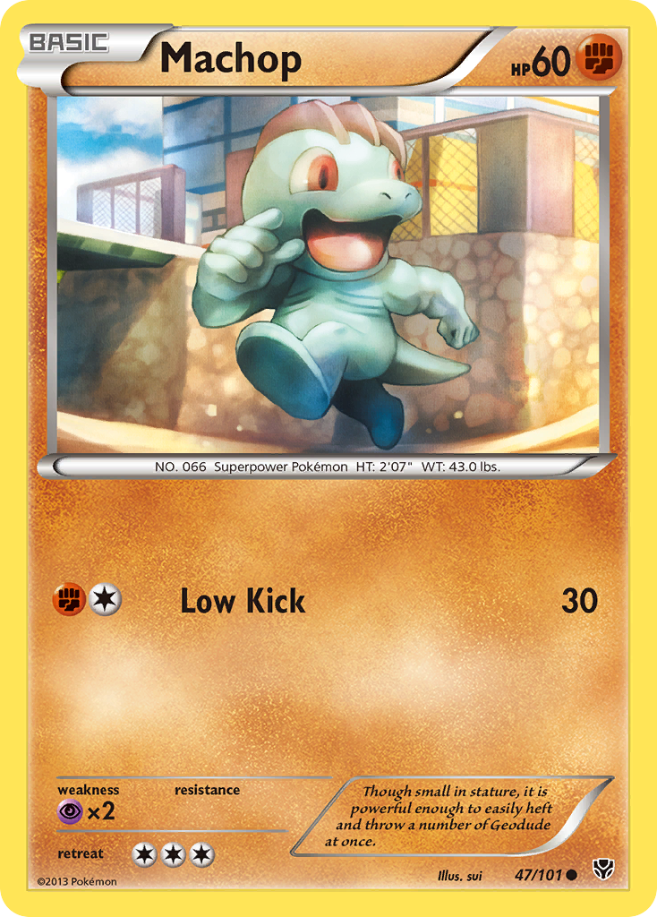 Machop (47/101) [Black & White: Plasma Blast] | Dumpster Cat Games