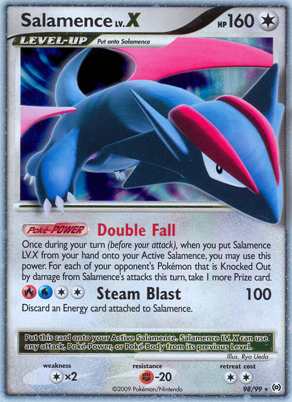 Salamence LV.X (98/99) [Platinum: Arceus] | Dumpster Cat Games