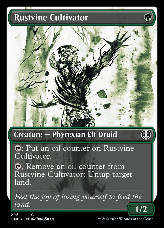 Rustvine Cultivator (Showcase Ichor) [Phyrexia: All Will Be One] | Dumpster Cat Games