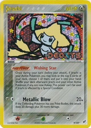 Jirachi (9/107) (Stamped) [EX: Deoxys] | Dumpster Cat Games