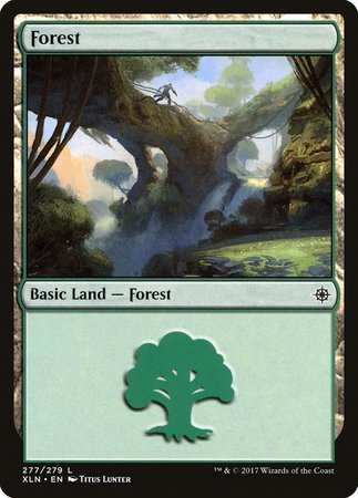 Forest (277) [Ixalan] | Dumpster Cat Games