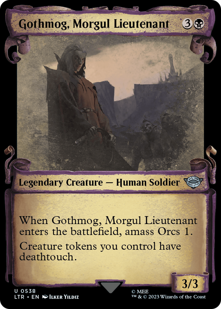 Gothmog, Morgul Lieutenant [The Lord of the Rings: Tales of Middle-Earth Showcase Scrolls] | Dumpster Cat Games