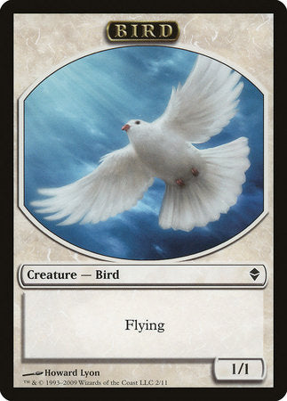 Bird Token [Zendikar Tokens] | Dumpster Cat Games