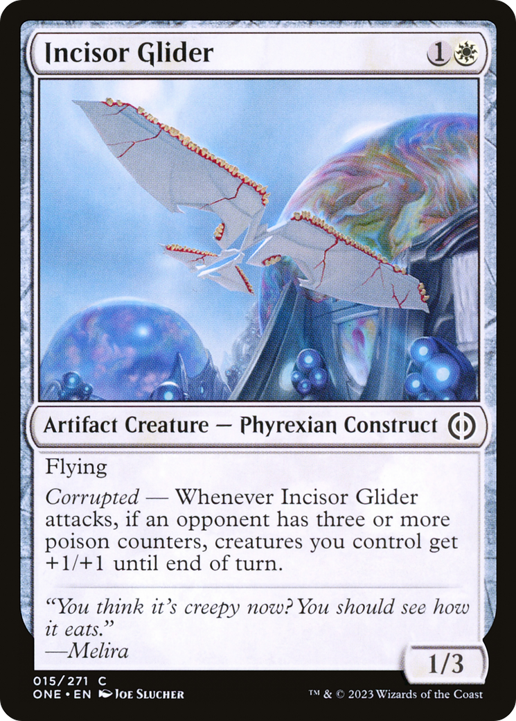 Incisor Glider [Phyrexia: All Will Be One] | Dumpster Cat Games