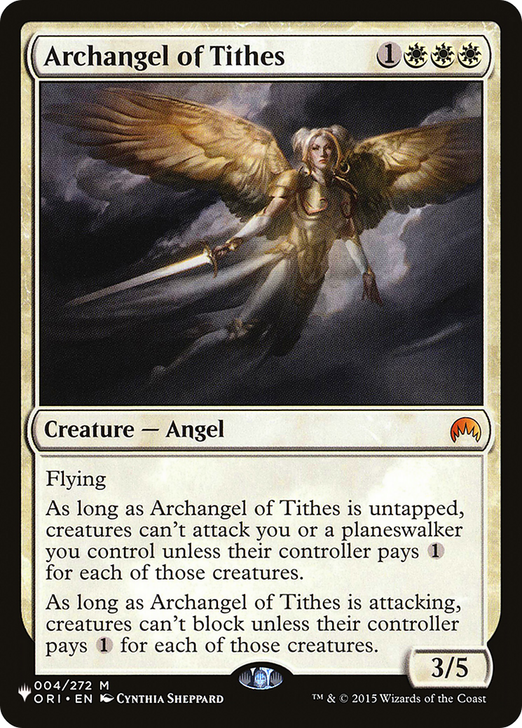 Archangel of Tithes [Secret Lair: Angels] | Dumpster Cat Games