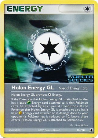 Holon Energy GL (105/113) (Stamped) [EX: Delta Species] | Dumpster Cat Games