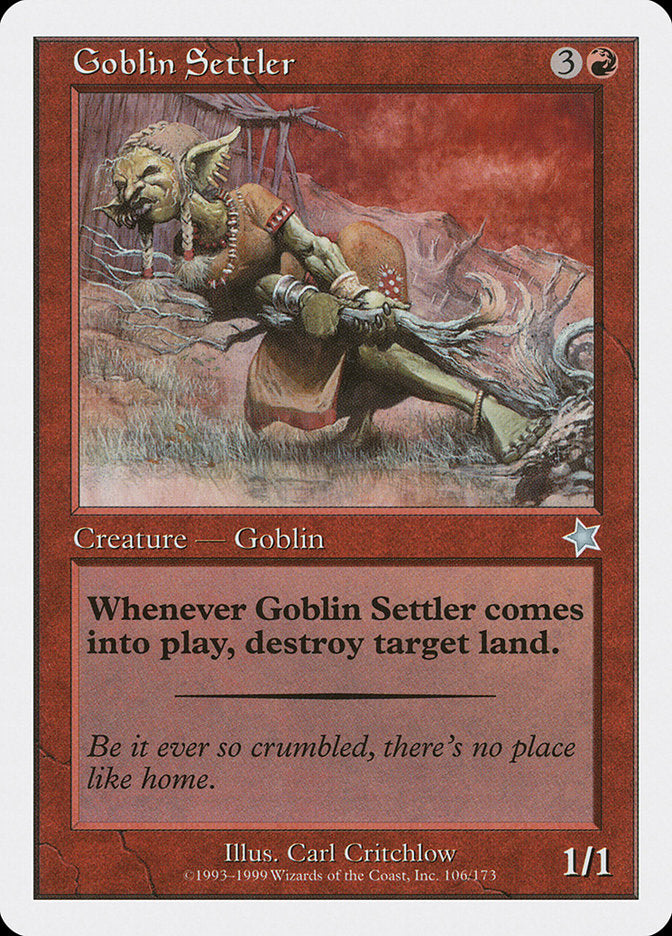 Goblin Settler [Starter 1999] | Dumpster Cat Games