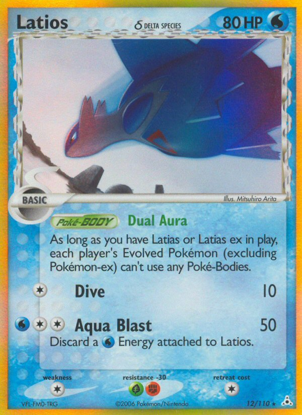 Latios (12/110) (Delta Species) [EX: Holon Phantoms] | Dumpster Cat Games