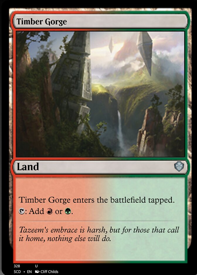 Timber Gorge [Starter Commander Decks] | Dumpster Cat Games