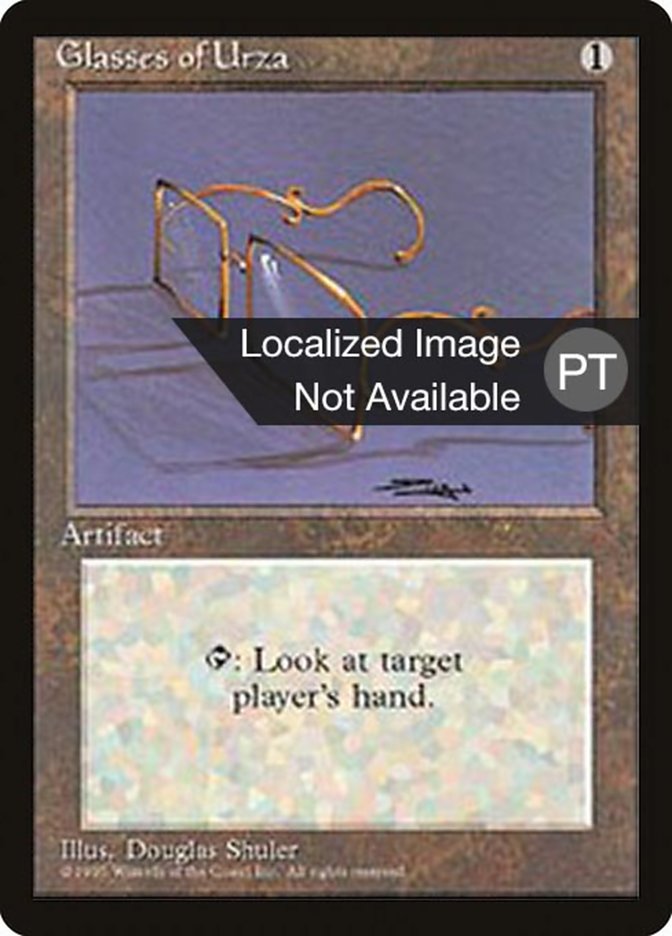 Glasses of Urza [Fourth Edition (Foreign Black Border)] | Dumpster Cat Games