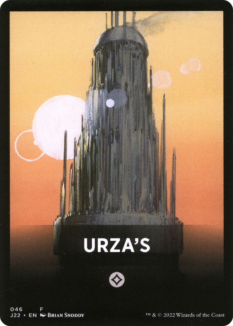 Urza's Theme Card [Jumpstart 2022 Front Cards] | Dumpster Cat Games