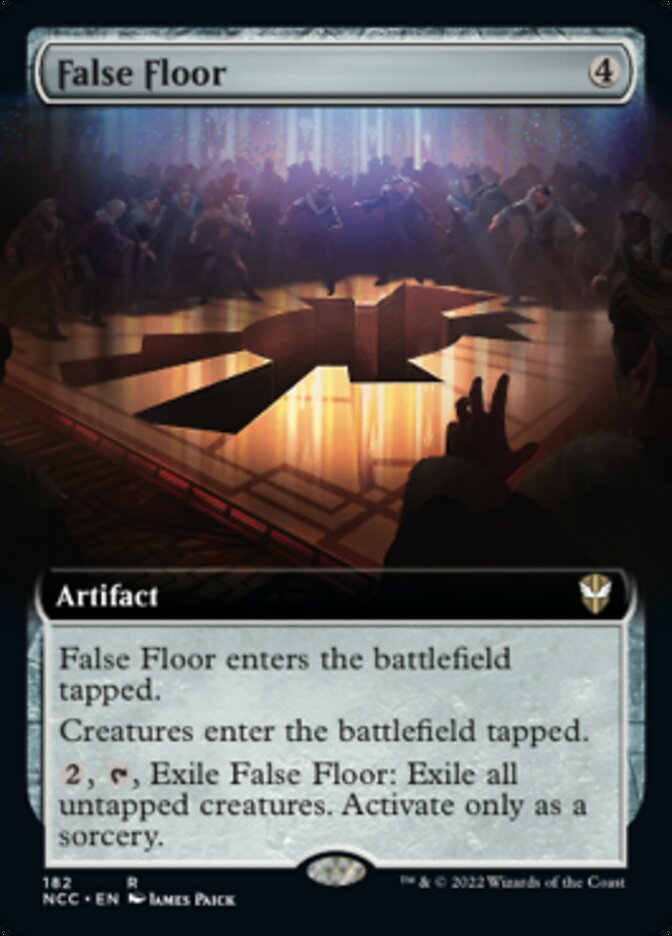 False Floor (Extended Art) [Streets of New Capenna Commander] | Dumpster Cat Games