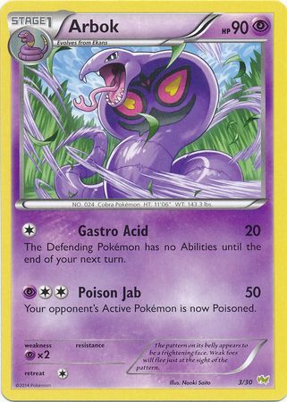 Arbok (3/30) [XY: Trainer Kit - Noivern] | Dumpster Cat Games