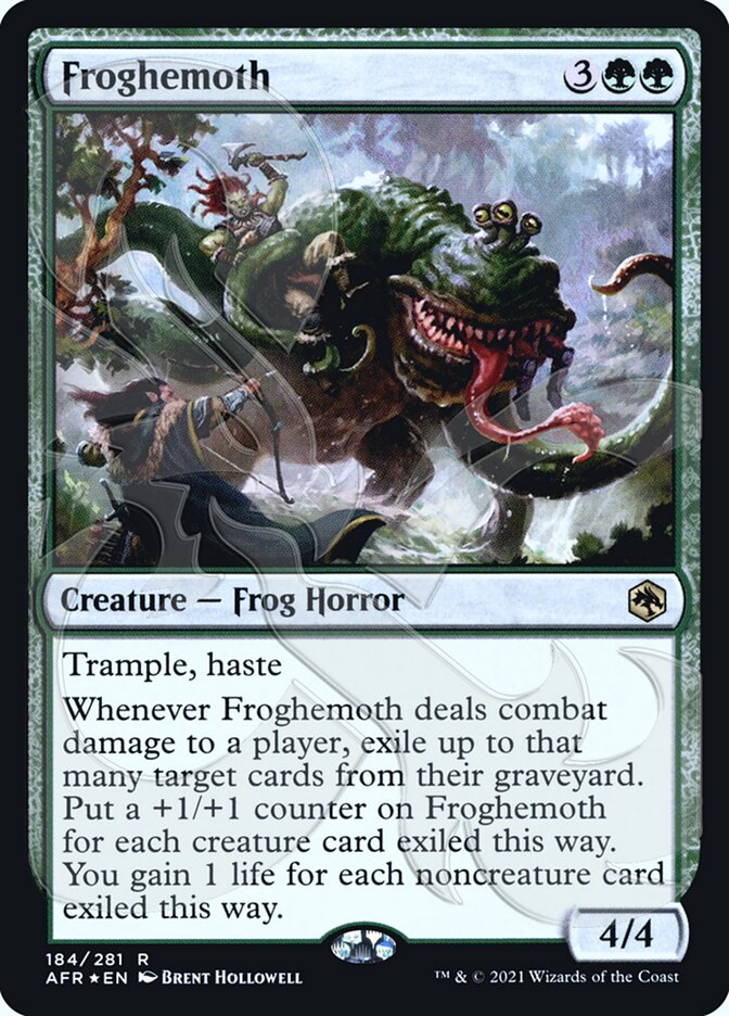 Froghemoth (Ampersand Promo) [Dungeons & Dragons: Adventures in the Forgotten Realms Promos] | Dumpster Cat Games