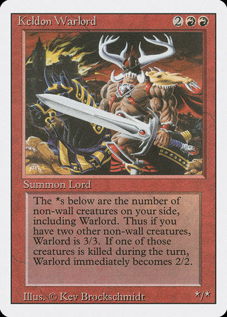 Keldon Warlord [Revised Edition] | Dumpster Cat Games