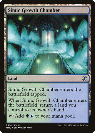 Simic Growth Chamber [Modern Masters 2015] | Dumpster Cat Games