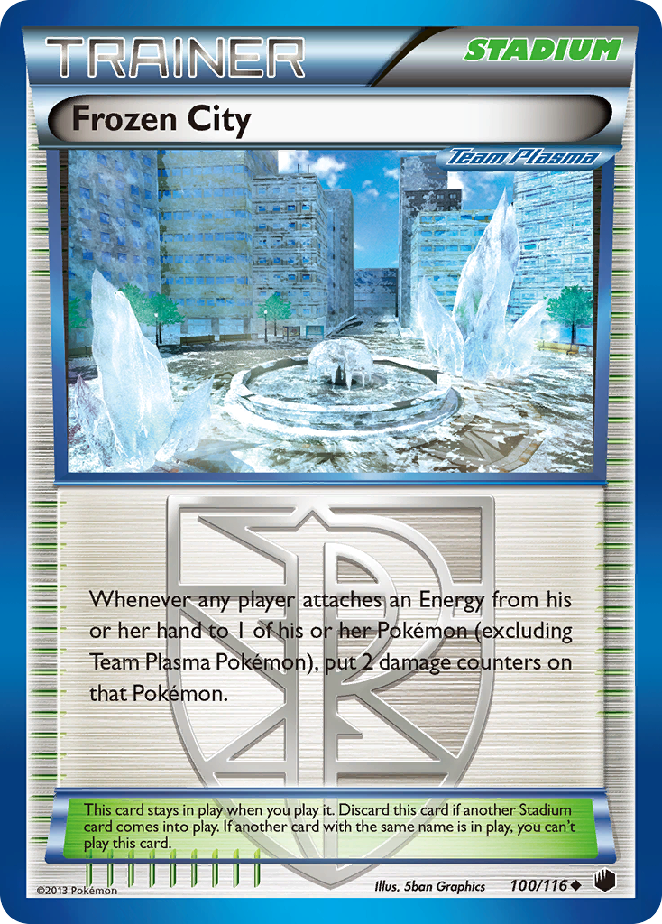 Frozen City (100/116) [Black & White: Plasma Freeze] | Dumpster Cat Games