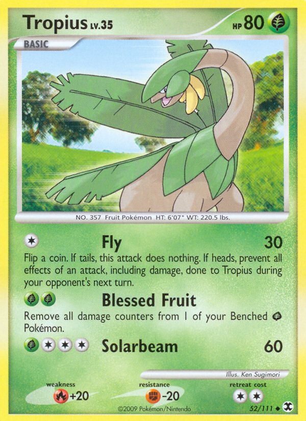 Tropius (52/111) [Platinum: Rising Rivals] | Dumpster Cat Games