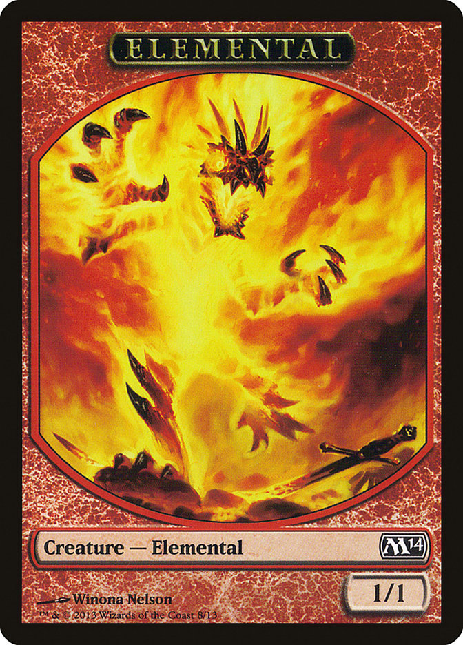 Elemental (8/13) [Magic 2014 Tokens] | Dumpster Cat Games