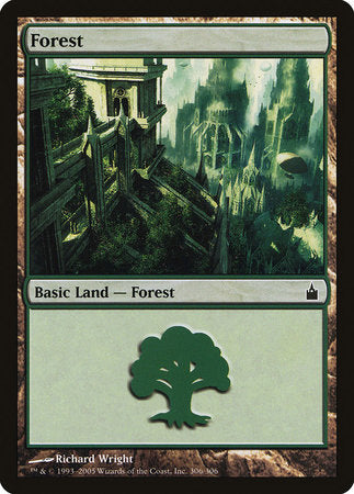 Forest (306) [Ravnica: City of Guilds] | Dumpster Cat Games