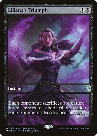 Liliana's Triumph [War of the Spark Promos] | Dumpster Cat Games