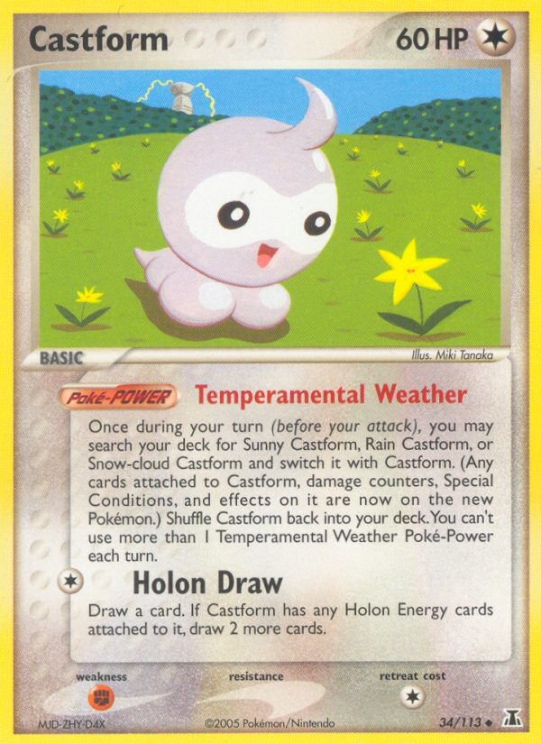 Castform (34/113) [EX: Delta Species] | Dumpster Cat Games