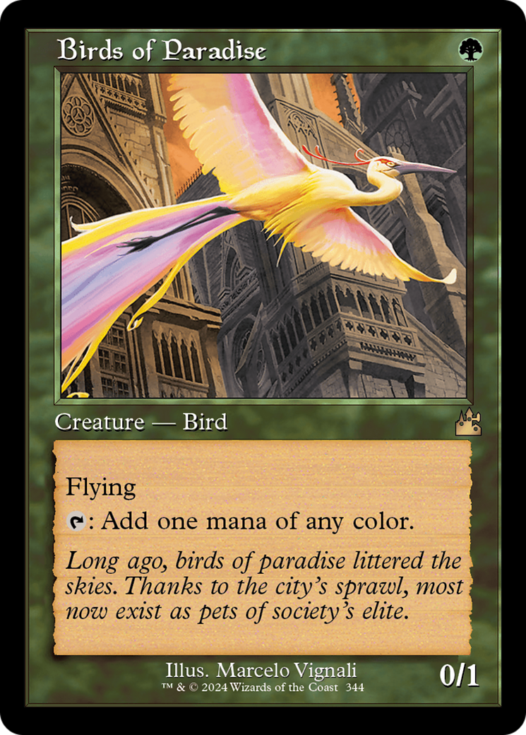 Birds of Paradise (Retro) [Ravnica Remastered] | Dumpster Cat Games