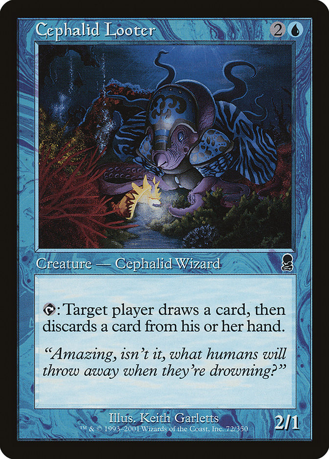 Cephalid Looter (Misprinted) [Odyssey] | Dumpster Cat Games