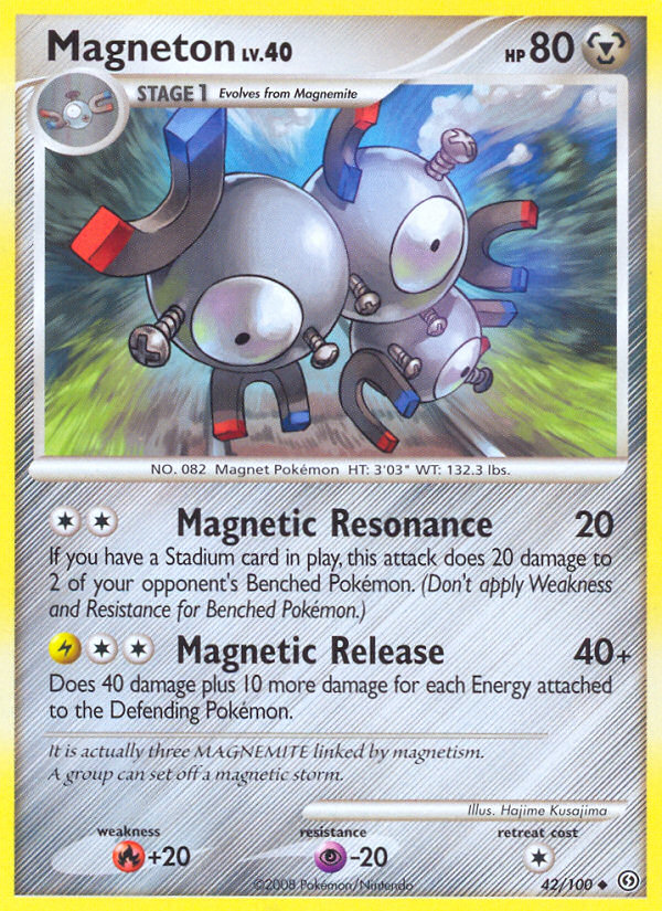 Magneton (42/100) [Diamond & Pearl: Stormfront] | Dumpster Cat Games