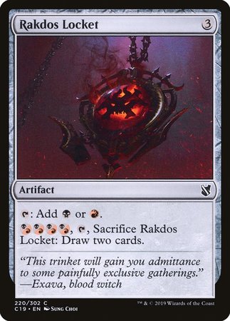 Rakdos Locket [Commander 2019] | Dumpster Cat Games