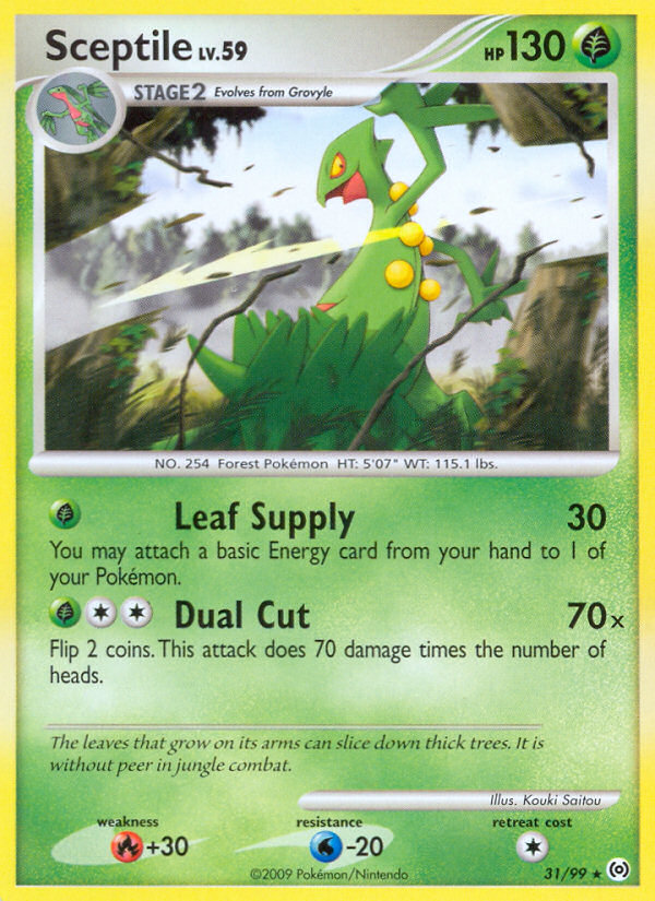 Sceptile (31/99) [Platinum: Arceus] | Dumpster Cat Games