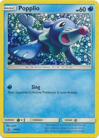 Popplio (SM03) (General Mills Promo) [Sun & Moon: Black Star Promos] | Dumpster Cat Games