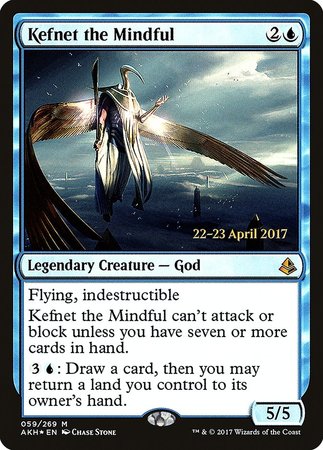 Kefnet the Mindful [Amonkhet Promos] | Dumpster Cat Games