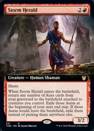 Storm Herald (Extended Art) [Theros Beyond Death] | Dumpster Cat Games