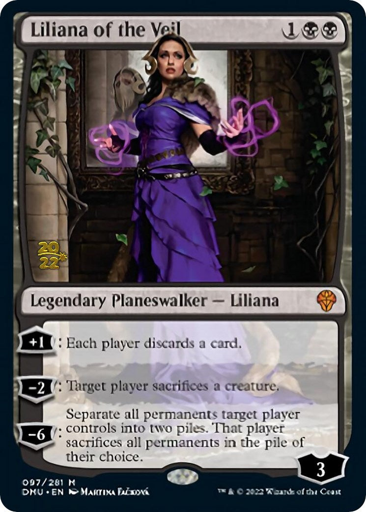 Liliana of the Veil [Dominaria United Prerelease Promos] | Dumpster Cat Games