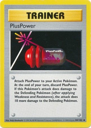 PlusPower (84/102) [Base Set Shadowless Unlimited] | Dumpster Cat Games