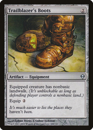 Trailblazer's Boots [Zendikar] | Dumpster Cat Games