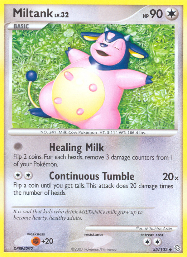 Miltank (55/132) [Diamond & Pearl: Secret Wonders] | Dumpster Cat Games