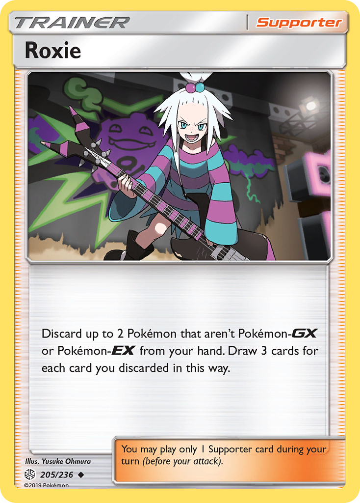 Roxie (205/236) [Sun & Moon: Cosmic Eclipse] | Dumpster Cat Games