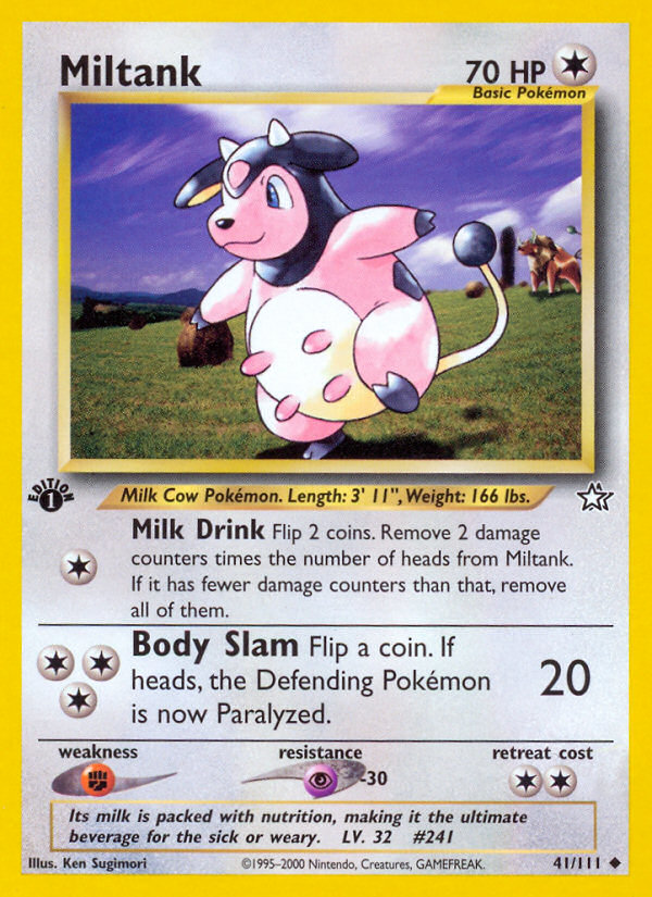 Miltank (41/111) [Neo Genesis 1st Edition] | Dumpster Cat Games