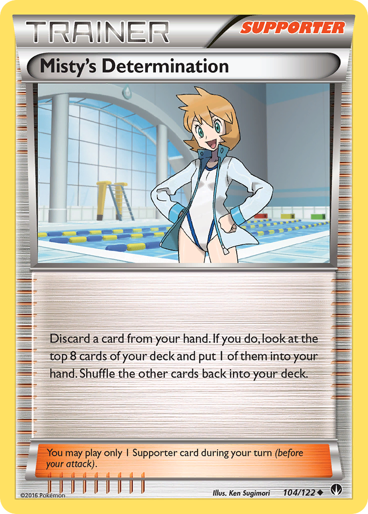 Misty's Determination (104/122) [XY: BREAKpoint] | Dumpster Cat Games