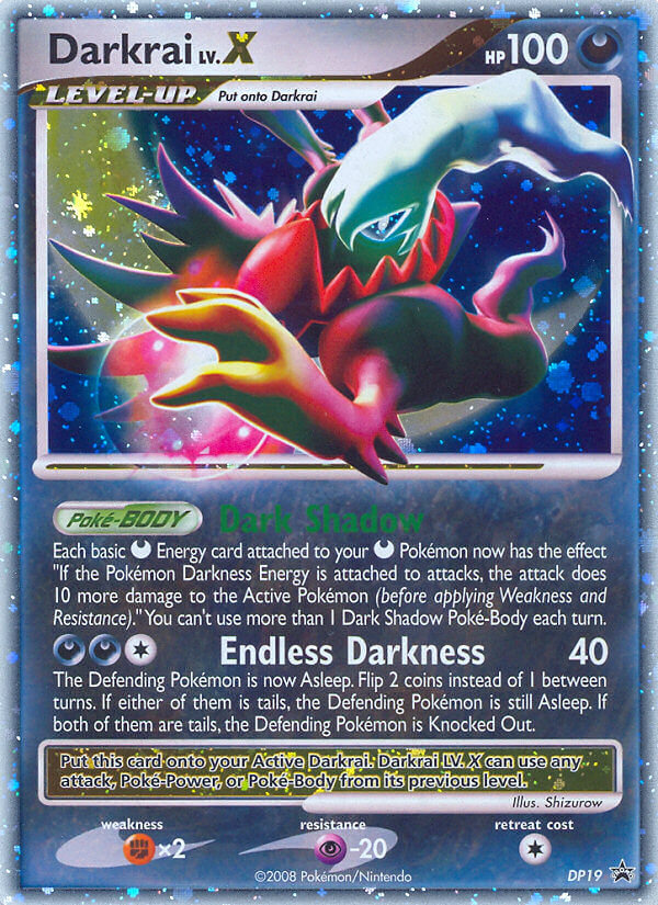 Darkrai LV.X (DP19) [Diamond & Pearl: Black Star Promos] | Dumpster Cat Games