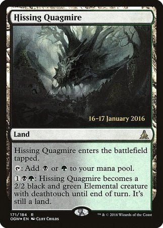 Hissing Quagmire [Oath of the Gatewatch Promos] | Dumpster Cat Games