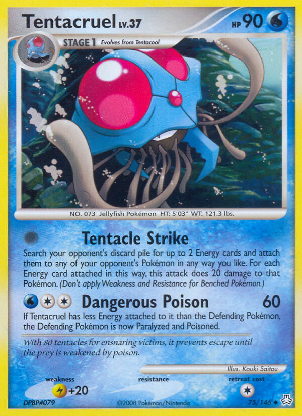 Tentacruel (75/146) [Diamond & Pearl: Legends Awakened] | Dumpster Cat Games