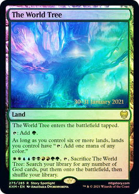 The World Tree  [Kaldheim Prerelease Promos] | Dumpster Cat Games